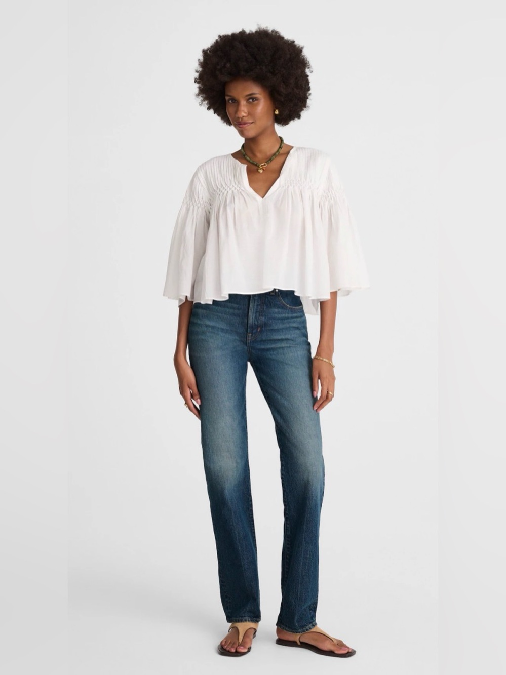 Madewell The Longline Straight Jean Sz 27P